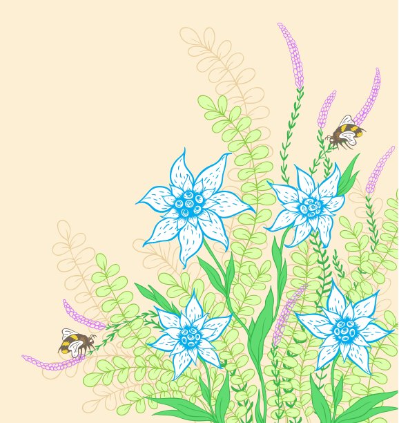 装饰背景用鲜花图片下载