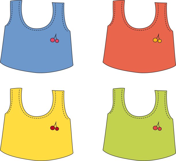 卡通服装设图片下载