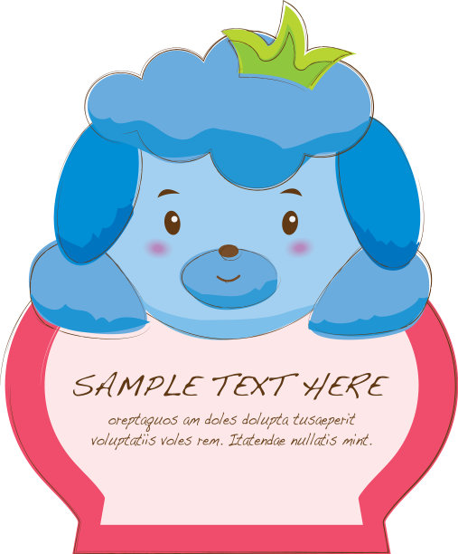 可爱的动物选项卡图片下载