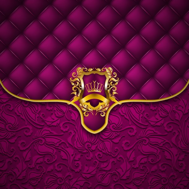 优雅的金色边框横幅图片下载