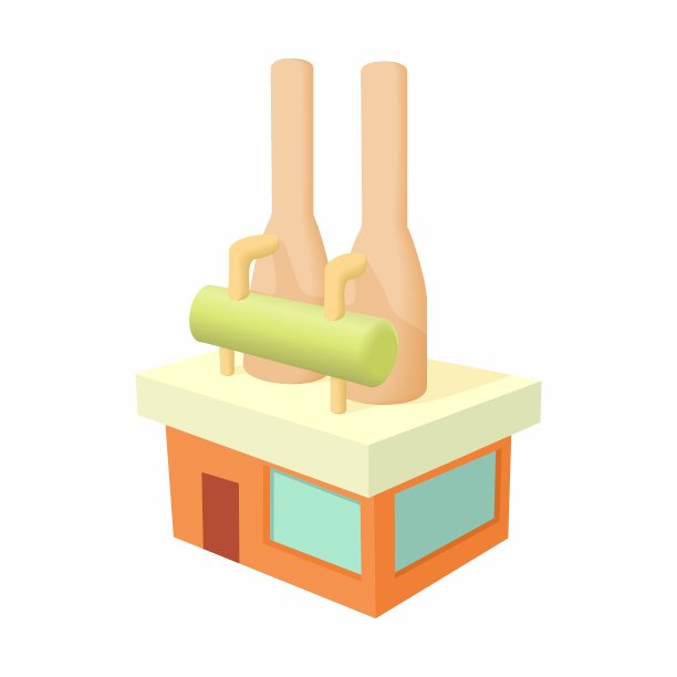 化工厂用卡通风格的管道图标图片下载