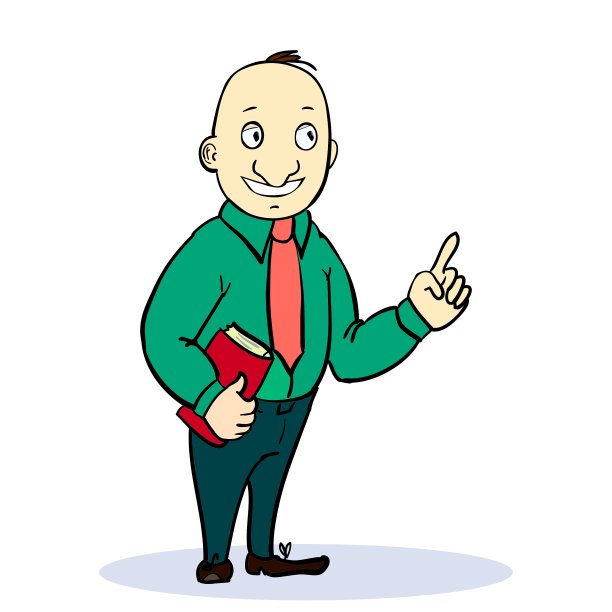 卡通站图片下载