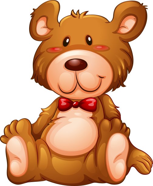 一只可爱的棕熊图片下载