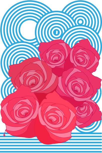 玫瑰和圈图片下载
