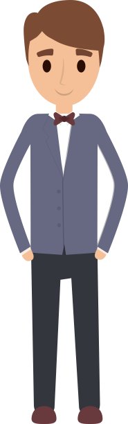 男人男性化身套装人图标图片下载