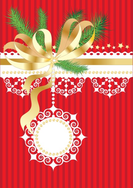 红色圣诞背景图片下载