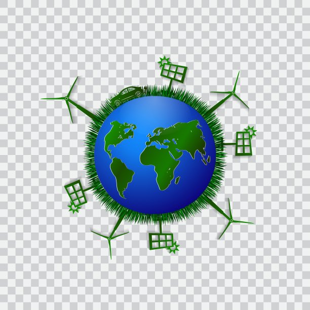 去绿色设计模板环境图片下载