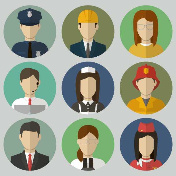 专业平面图标标志符号集图片下载