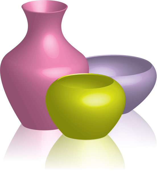 色彩斑斓的花瓶图片下载