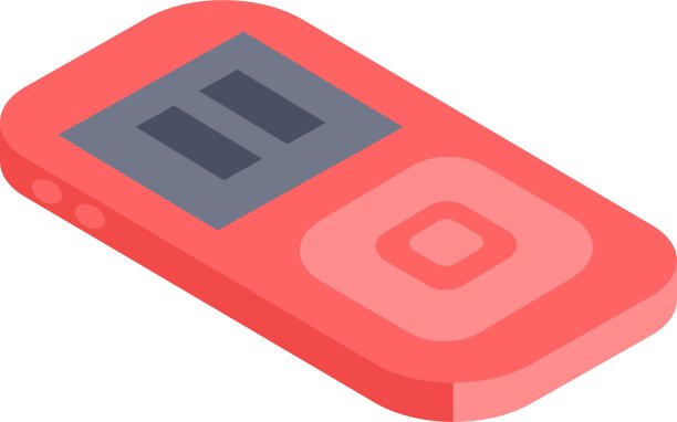 2.5D音乐播放器3D图标图片下载