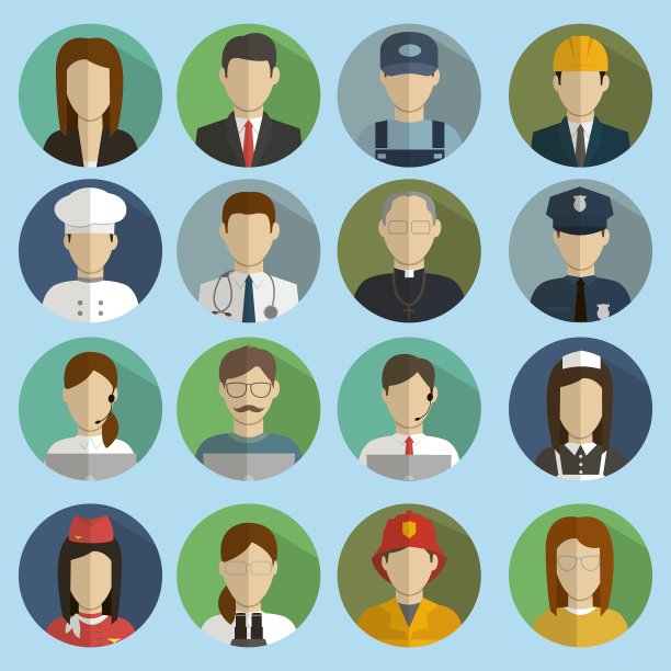 专业平面图标标志符号集图片下载