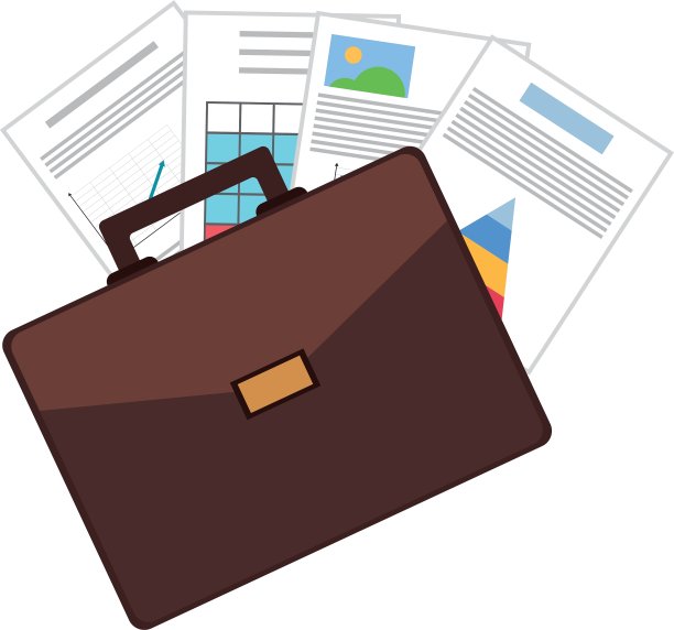 公文包和论文图片下载