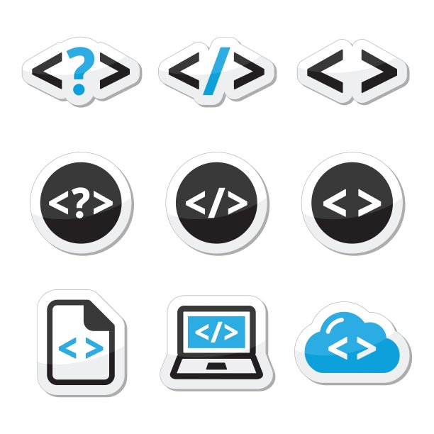 编程代码图标集图片下载