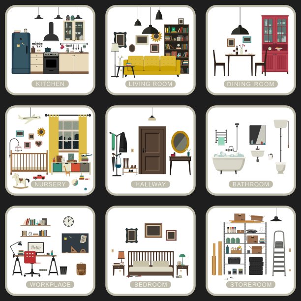 一套室内房间图片下载