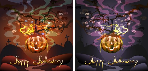 树上的南瓜图片下载