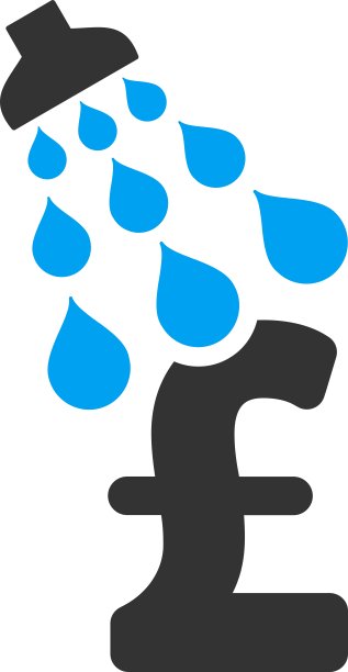 磅淋浴单位图标符号图片下载