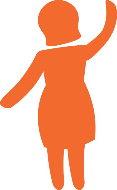 图形概念人的图标扁平和孤立图片下载