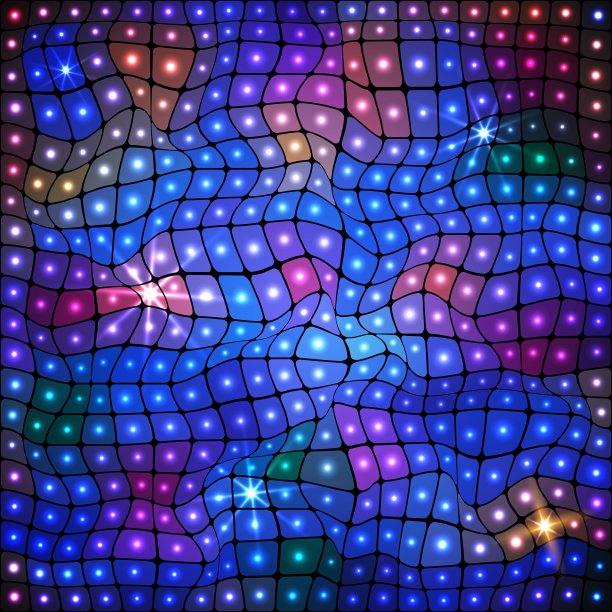 抽象的彩色背景与灯光图片下载