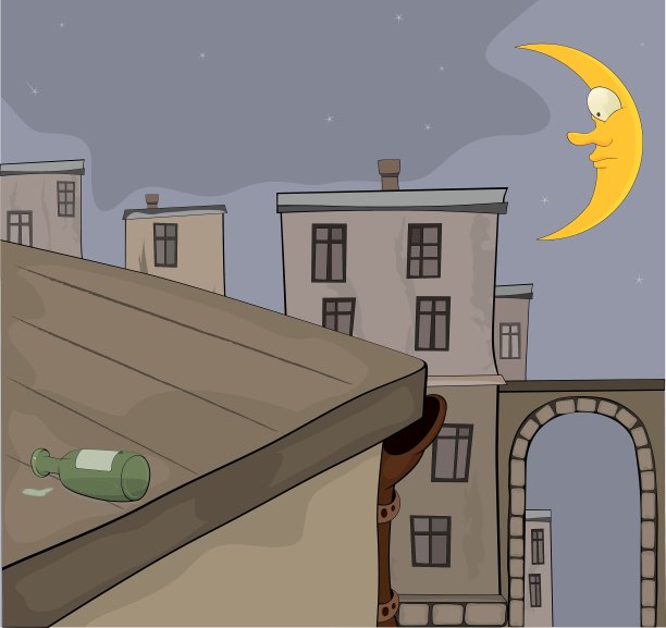 晚上的城市图片下载