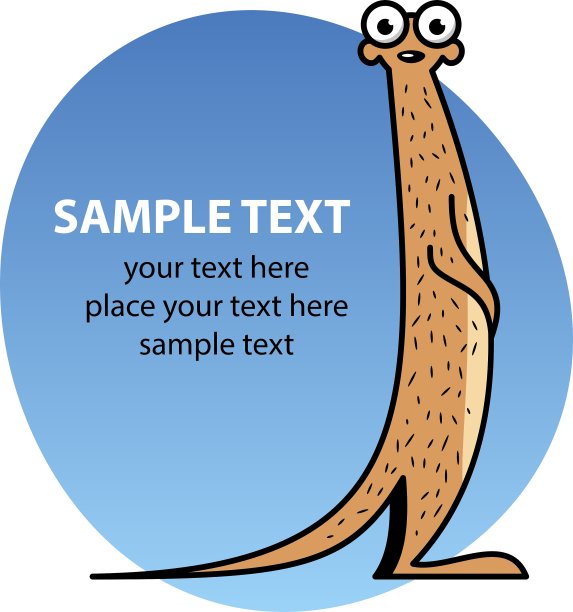 卡通猫鼬图片下载