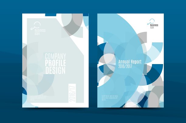 几何马赛克设计a4大小业务图片下载