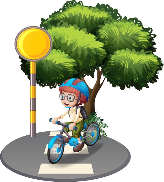 一个小男孩在人行道上图片下载