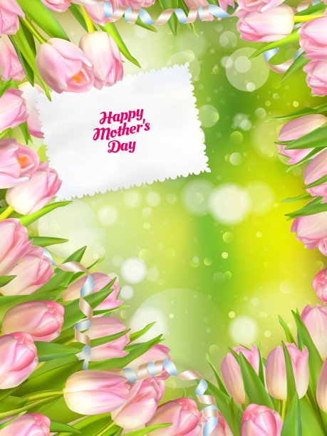 一束郁金香EPS 10图片下载