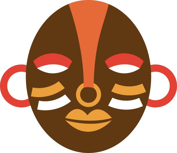 非洲文化图标图片下载