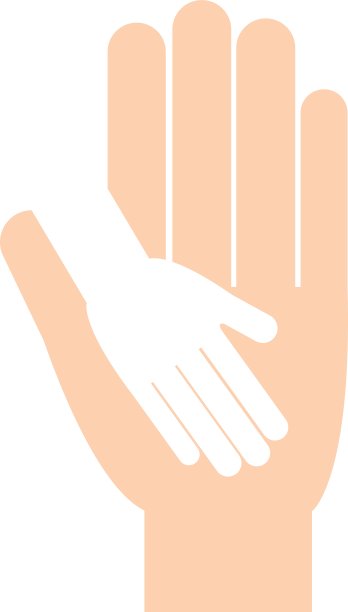 人的手帮助支持图标图形图片下载