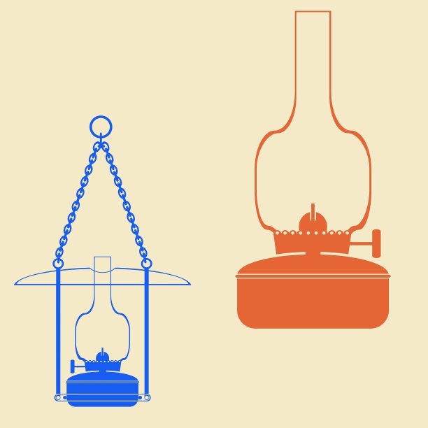 彩色图标设置煤油灯图片下载