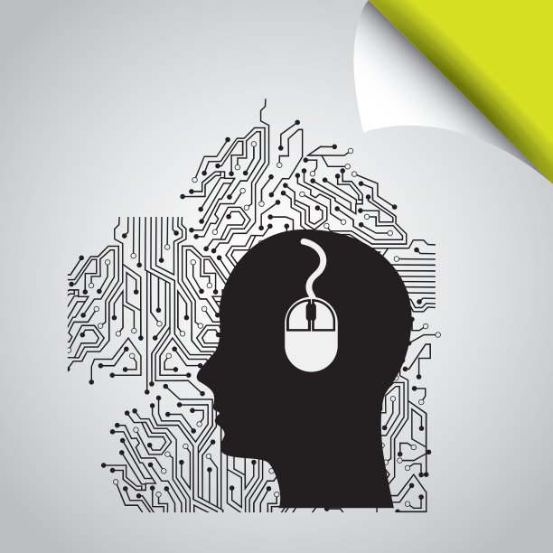 电路轮廓设计图片下载