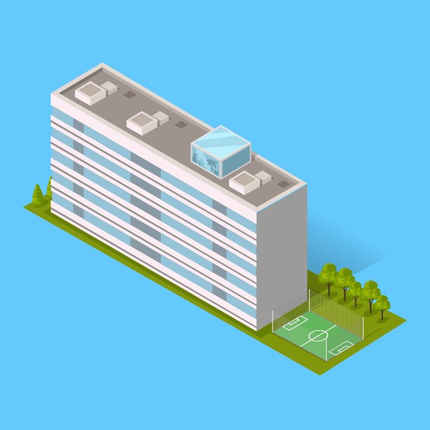 摩天大楼和房屋建筑的标志图片下载