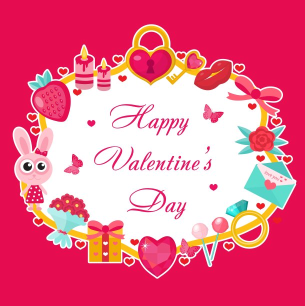 情人节模板的卡片、海报、传单图片下载