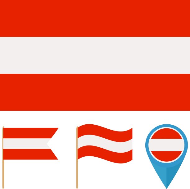 奥地利国旗图片下载