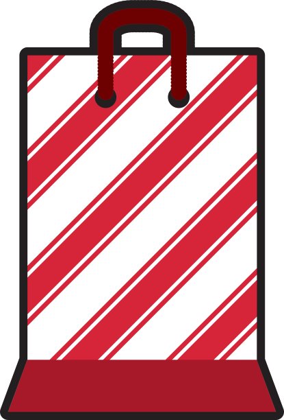 购物袋图标商业设计图形图片下载