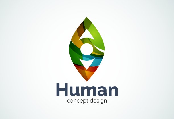 摘要商业公司人眼标志模板图片下载
