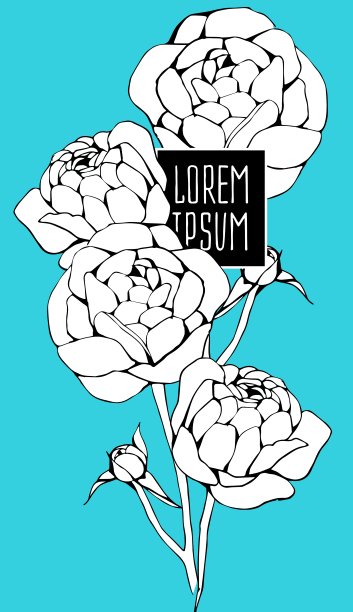 美丽的花卉背景艺术图片下载