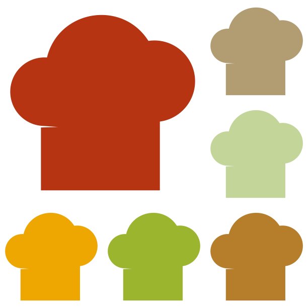 厨师帽标志图片下载