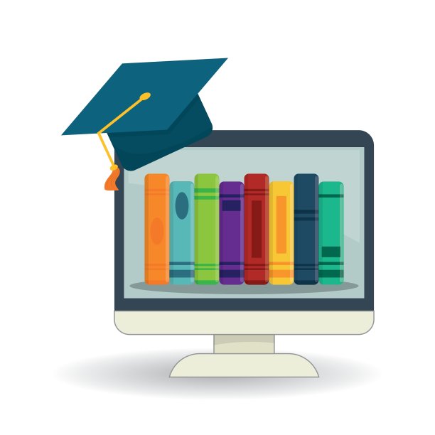 教育设计大学图标丰富多彩图片下载