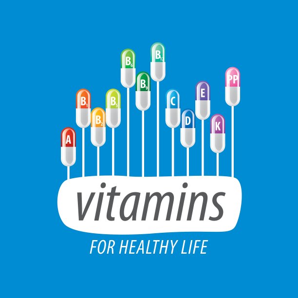 标志的维生素图片下载