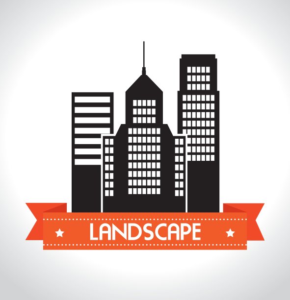 建筑图标设计图片下载