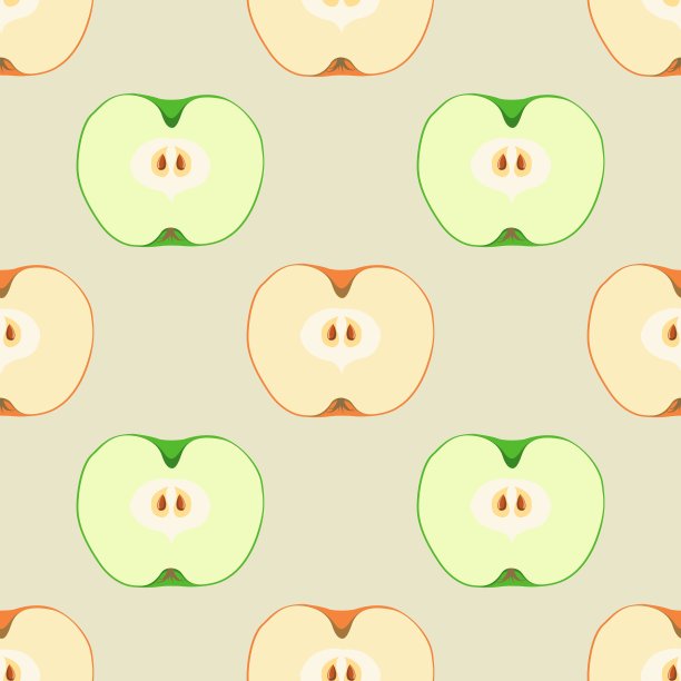 苹果无缝图案图片下载