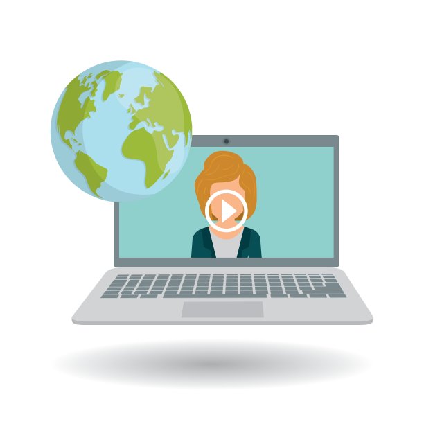 女性和社交媒体平面设计图片下载