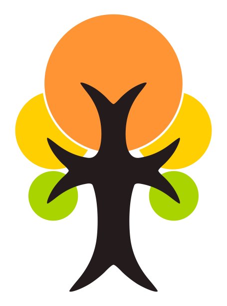 秋天的树图标图片下载