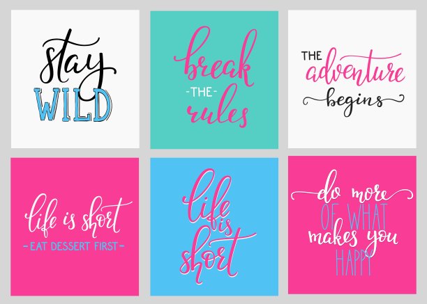 刻字明信片报价集图片下载