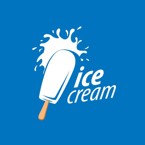标志的冰淇淋图片下载