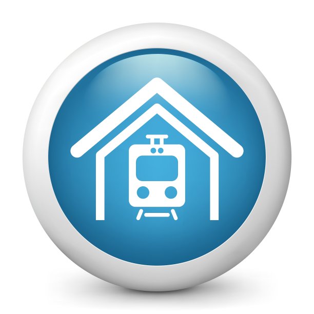 火车站的图标图片下载