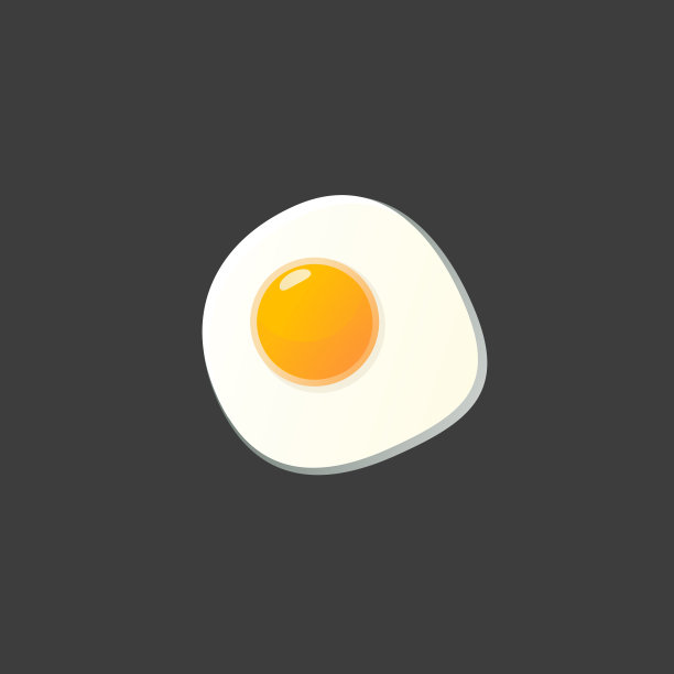 煎蛋矢量图片下载
