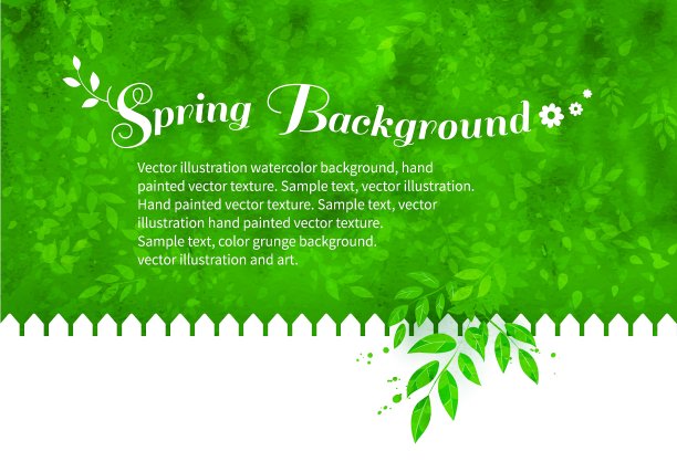 背景与花园白色篱笆图片下载