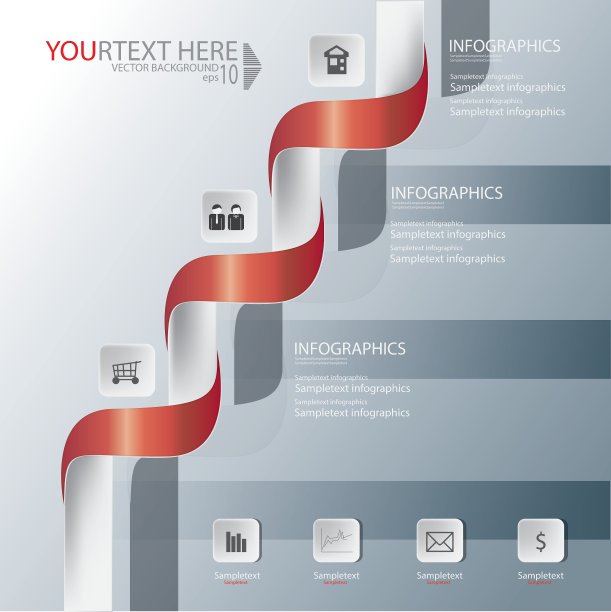摘要商业信息图背景图片下载
